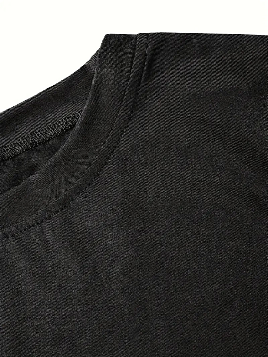 Fiyonk Baskılı Siyah Oversize Unisex T-shirt- Siyah-2