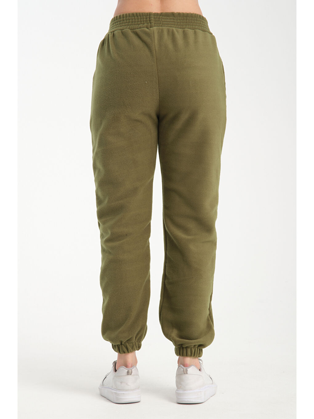 Haki Paça Lastikli Polar Eşofman 0017-3