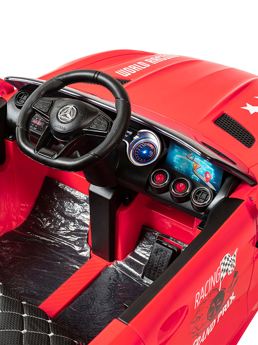 Grand 12V Akülü Araba Kımızı Kırmızı-3