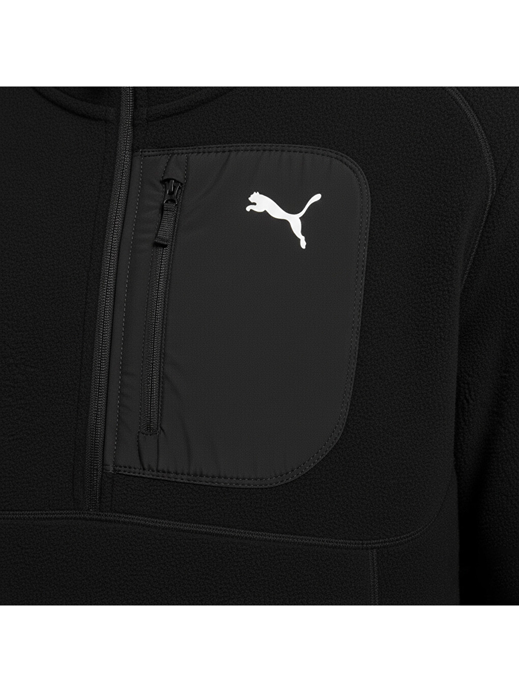 Erkek Siyah Kapüşonlu Sweatshirt-2