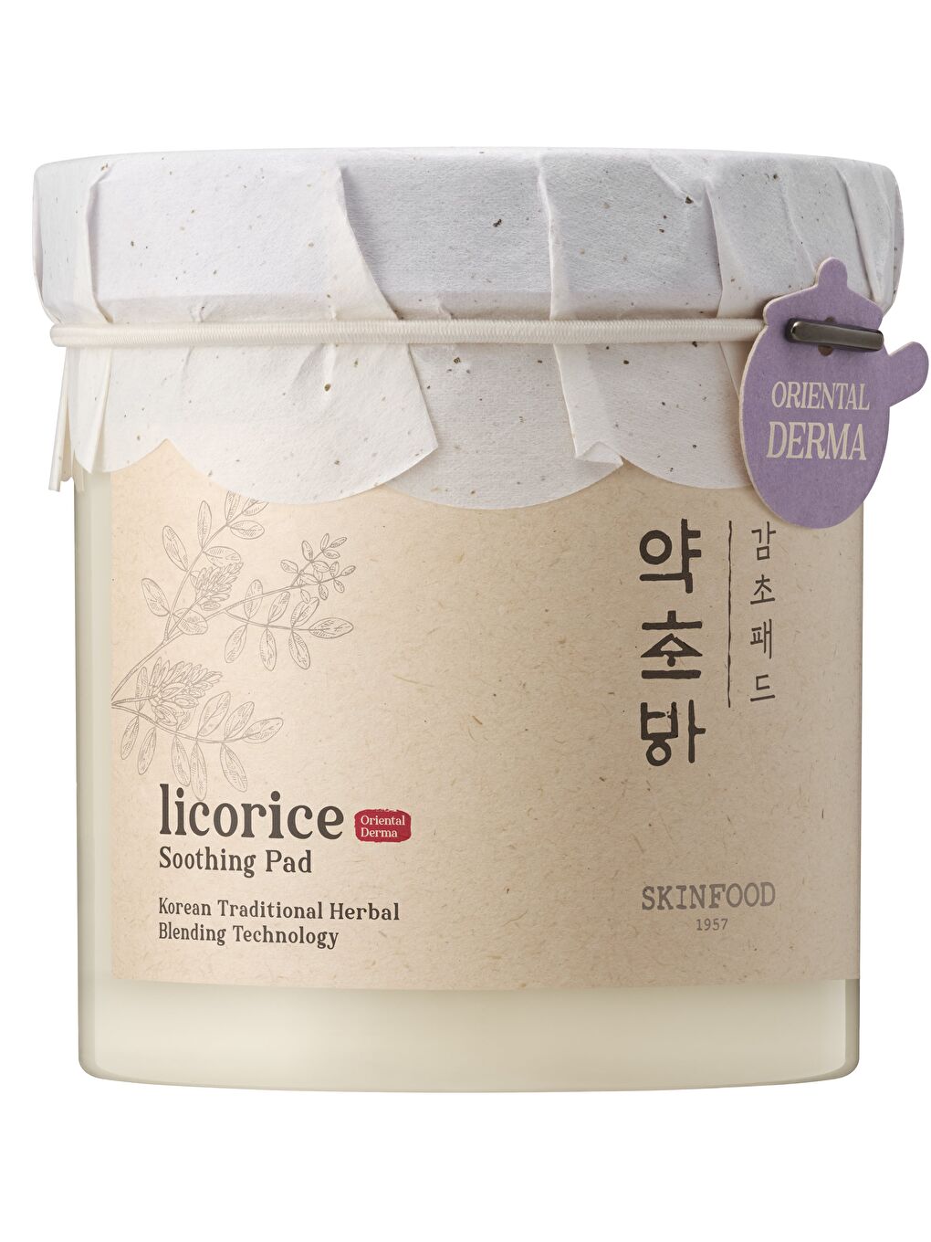 Skin Food Natural Herb Licorice Shoothing pad  60ea
