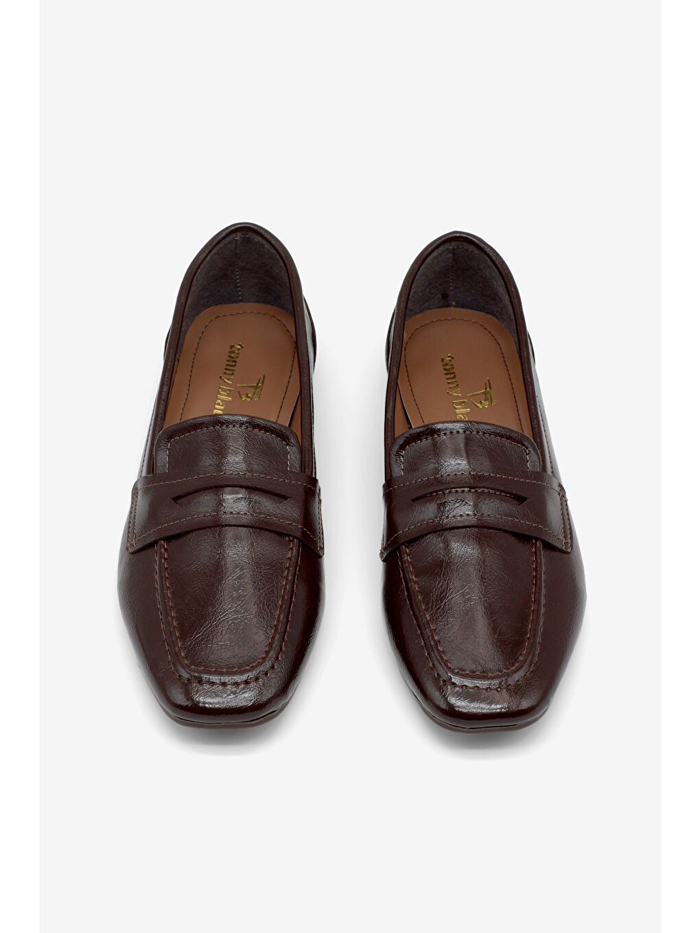 Kahverengi Kadın Kahve Rahat Kalıp Termo Taban Günlük Babet