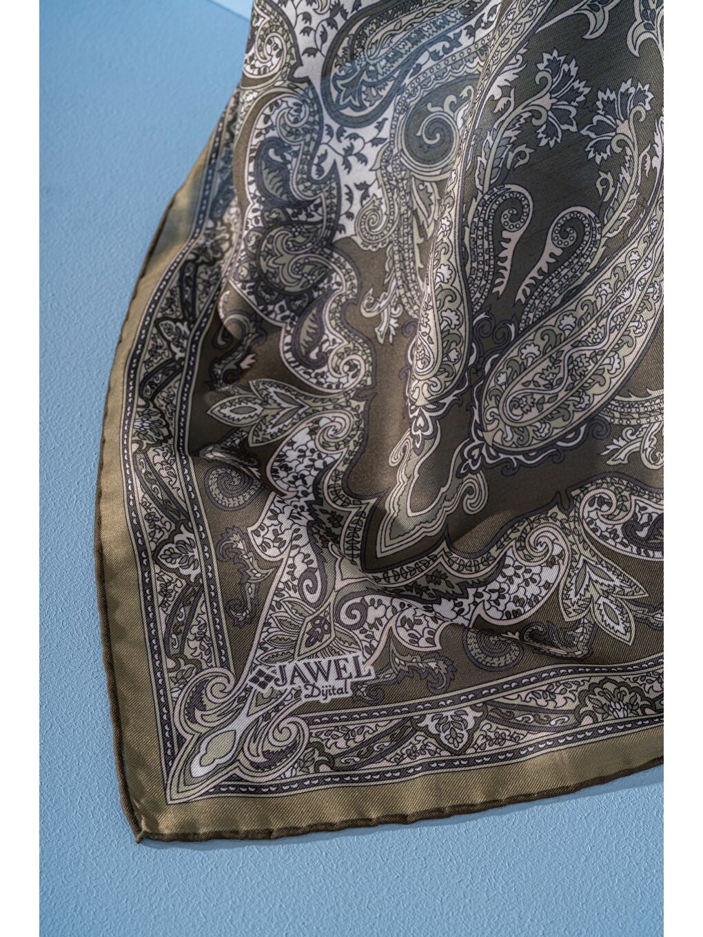 Haki Kadın Spring Soft Carissa Eşarp-1