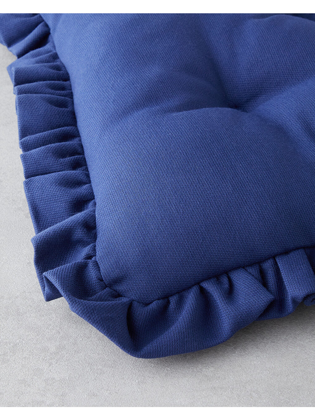 Soft Cozy Sandalye Minderi 40x40 cm Lacivert-1