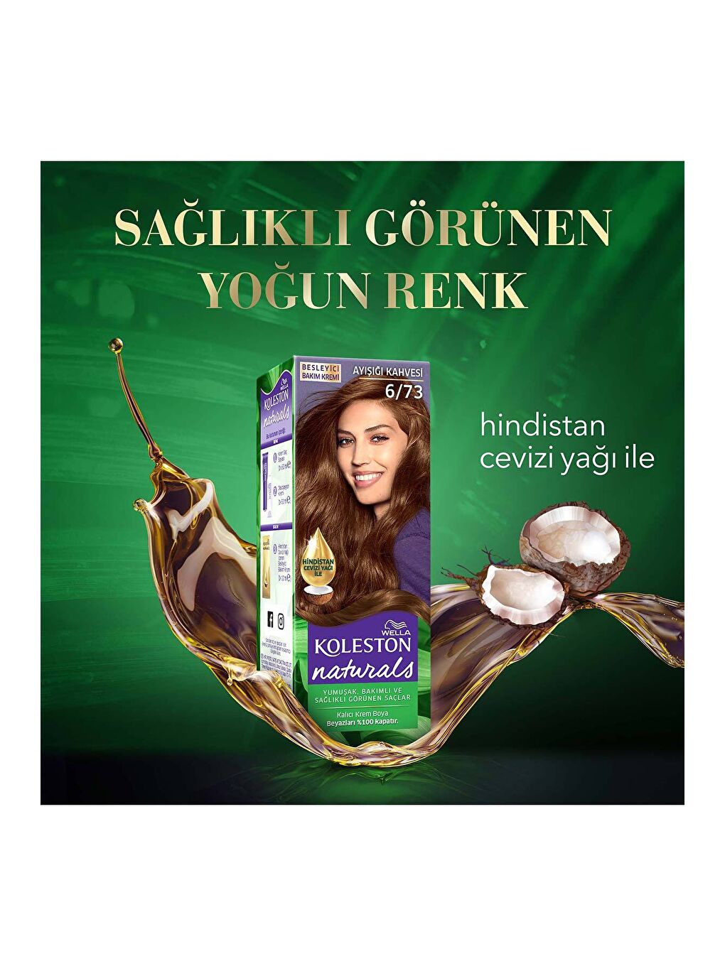 Wella Renksiz Koleston Naturals Saç Boyası 6/73 Ayışığı Kahvesi - 5