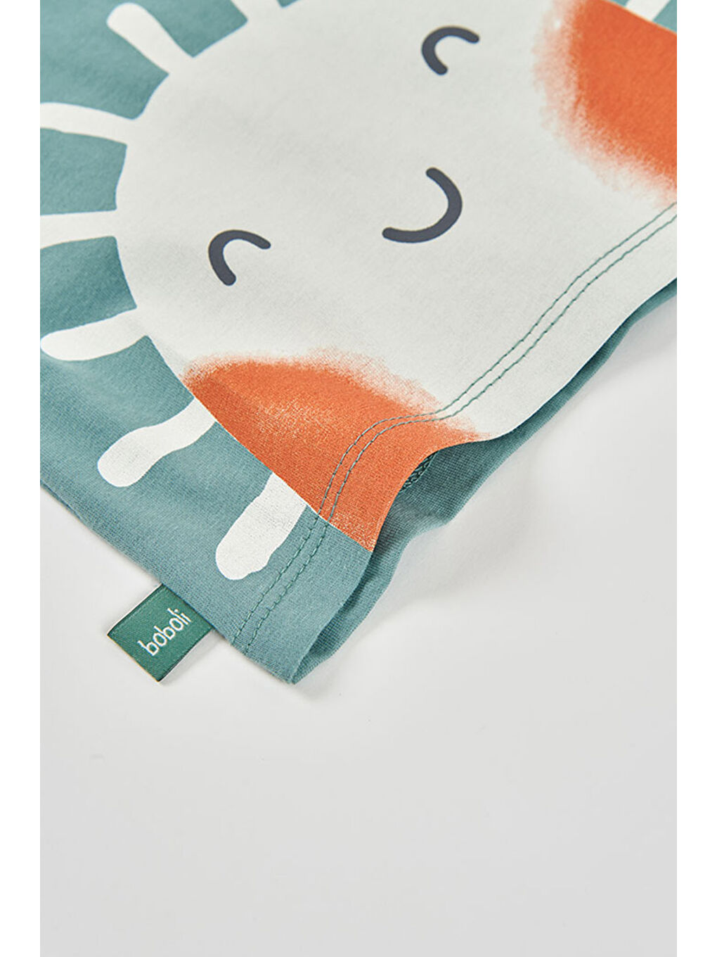 Güneş Desenli 2'li Takım 6-24 Ay Yeşil-7