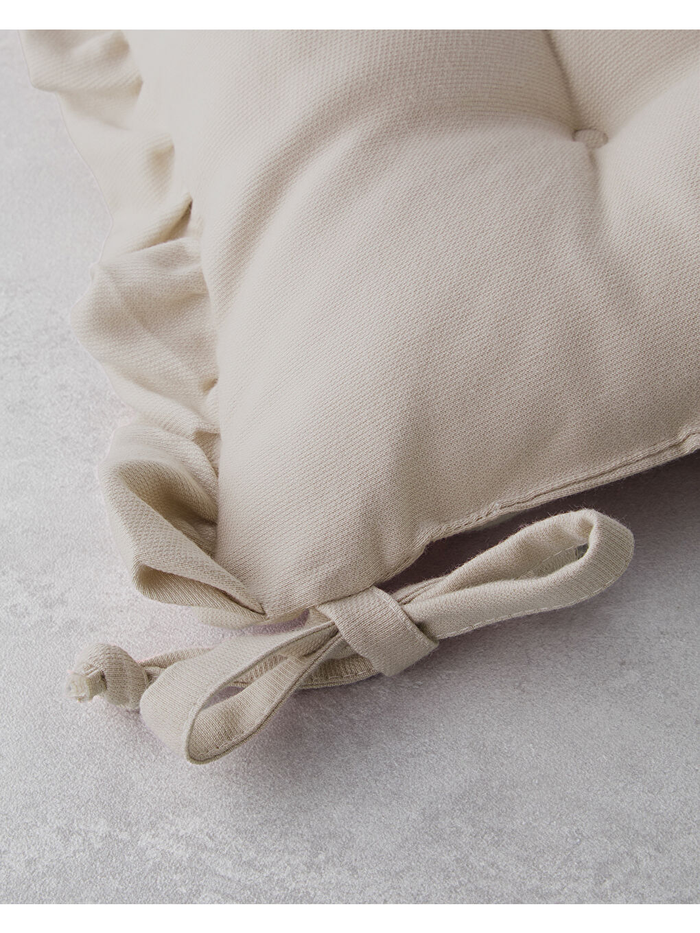 Soft Cozy Sandalye Minderi 40x40 cm Bej-2