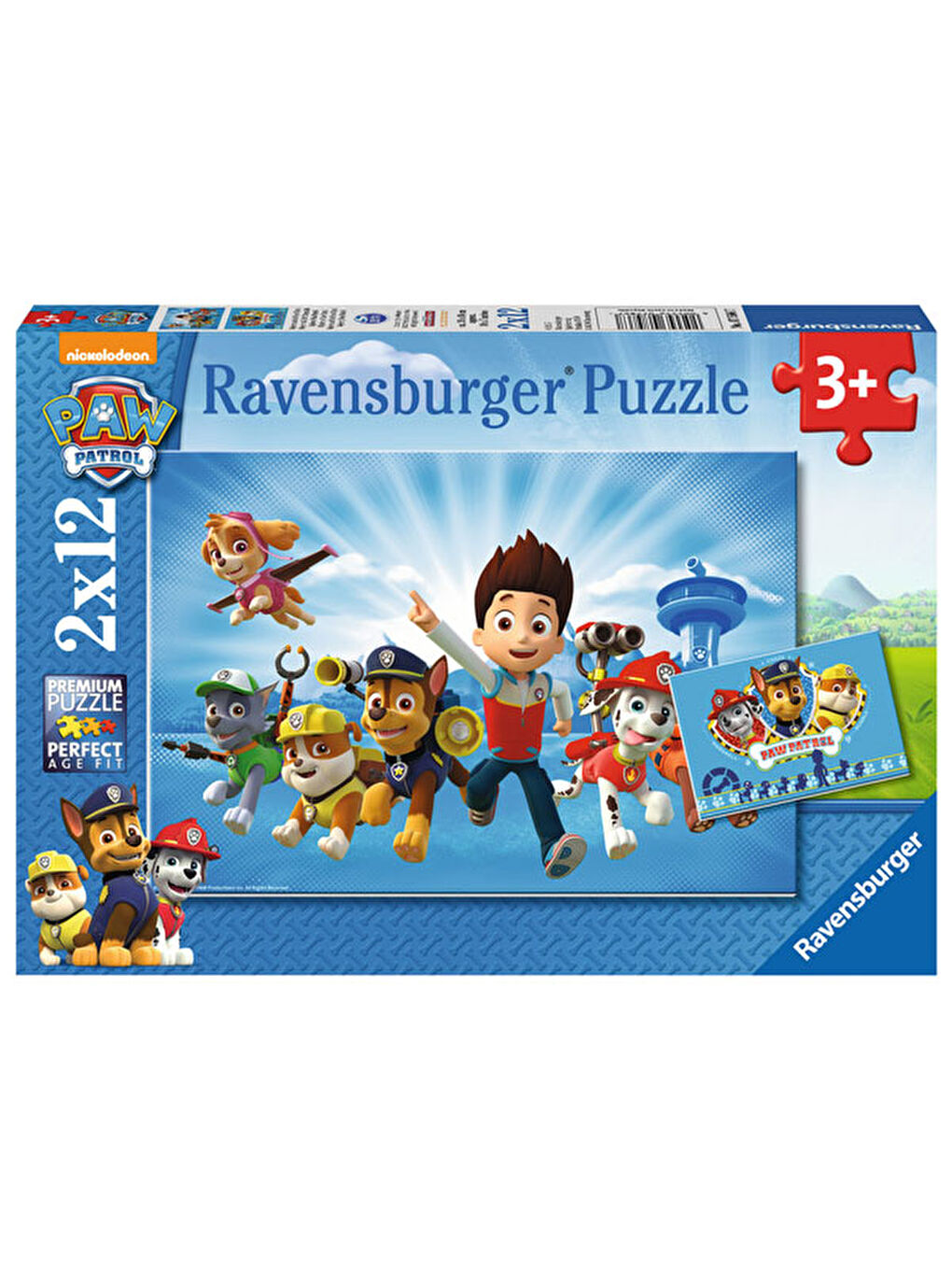 Ravensburger Renksiz Puzzle 2-12 Parça Paw Patrol-1 075867