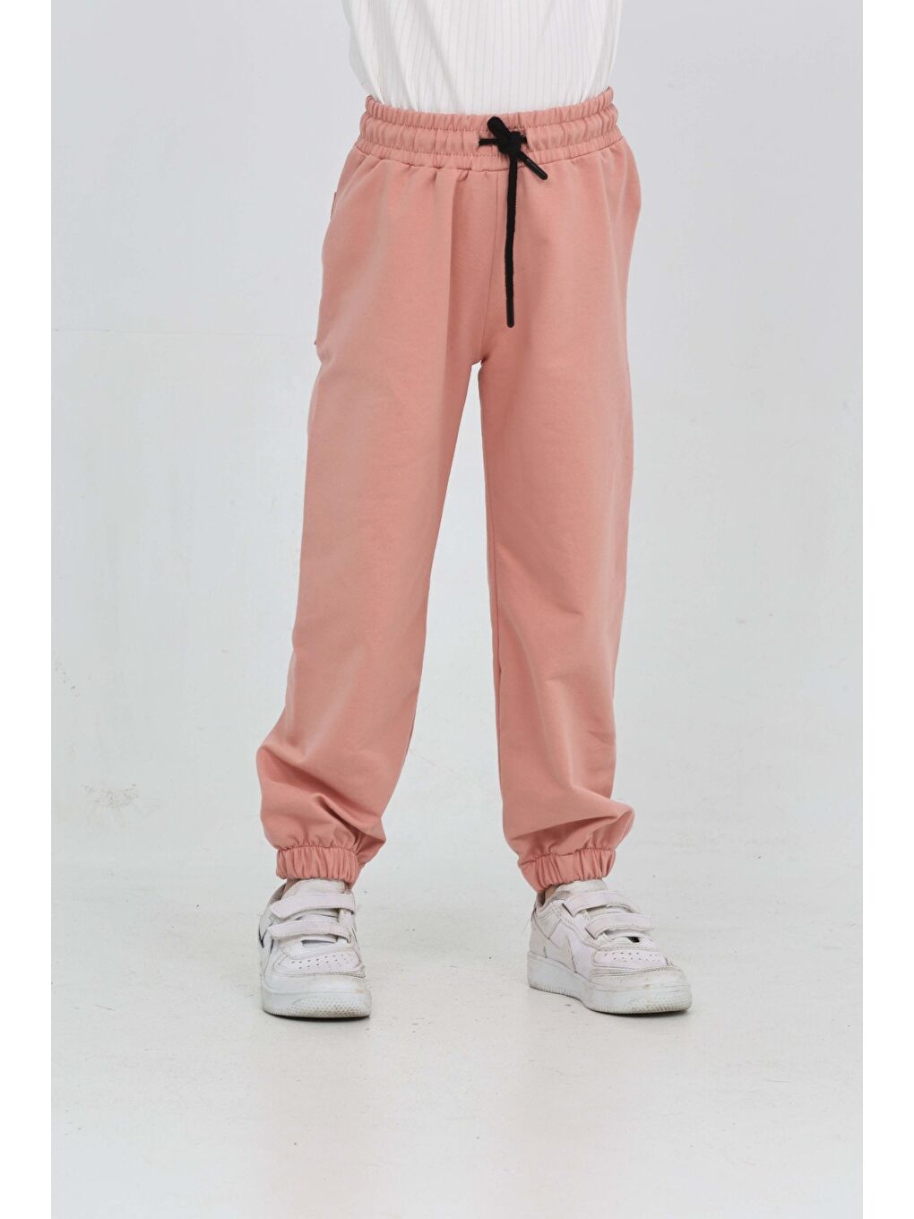 Mercan Kız Çocuk Paça Ayı Baskılı Eşofman Alt-2