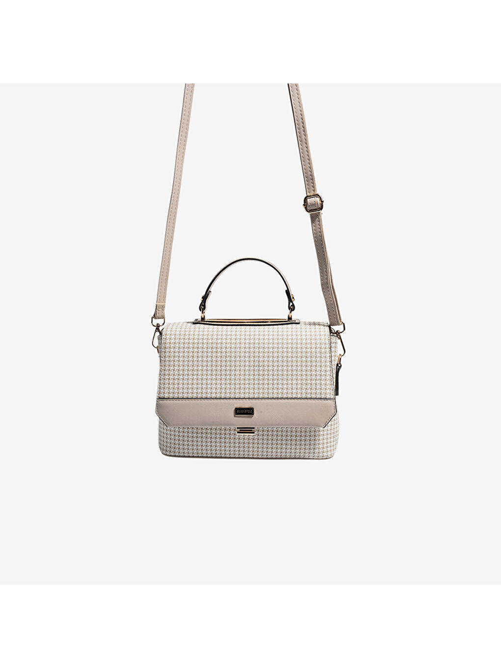 Kadın SP838-M191 SILVER POLO Çapraz Çanta Kum Beji-Kum Beji-4