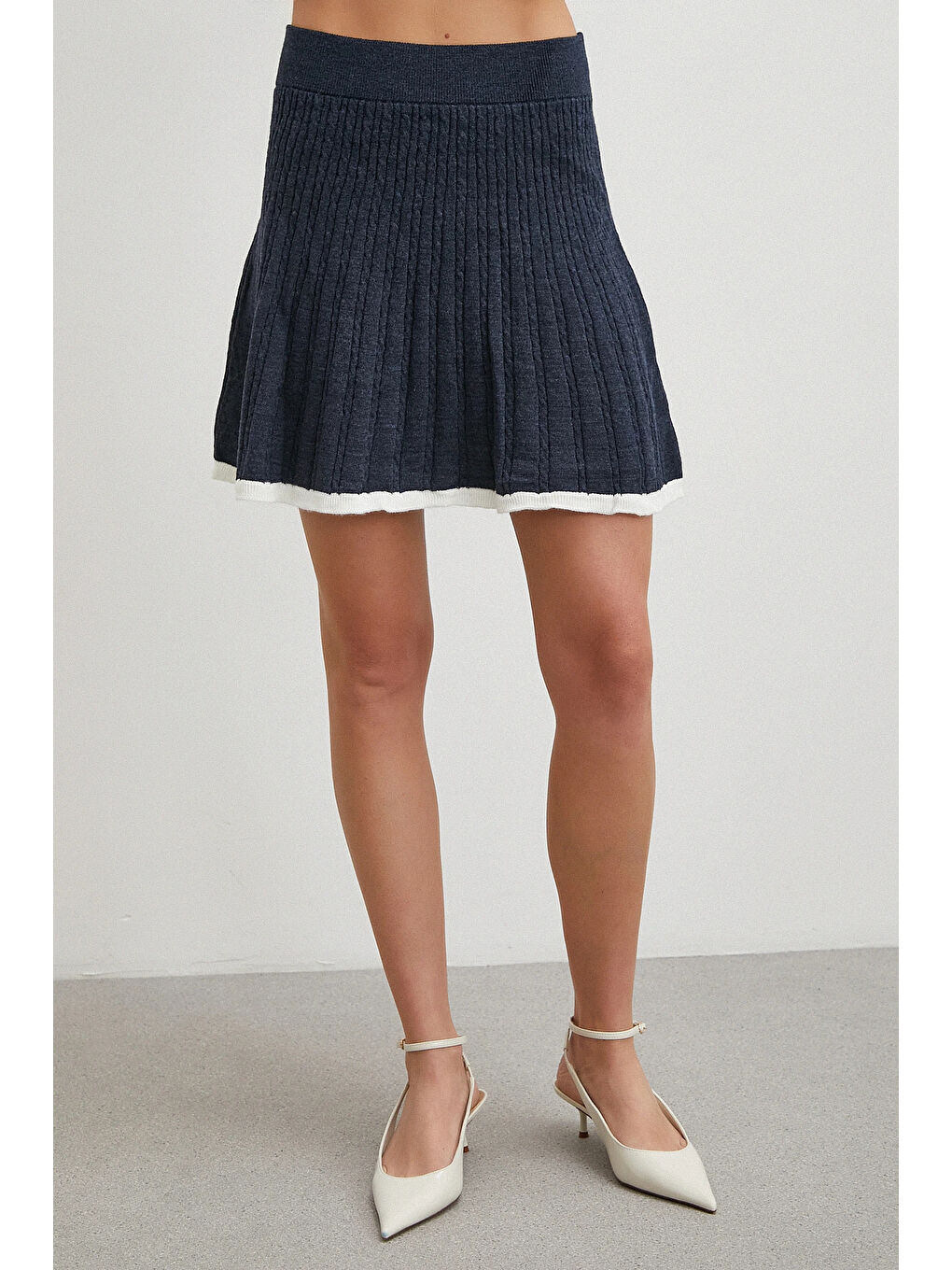 Polo Yaka Etekli Takım Lacivert-5