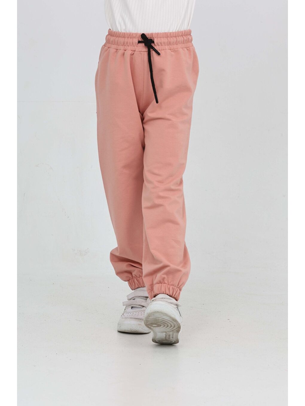 Mercan Kız Çocuk Paça Ayı Baskılı Eşofman Alt-4