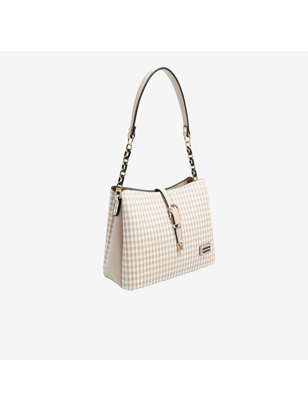 Kadın SP974-M191 SILVER POLO Omuz Çantası Kum Beji-Kum Beji-1