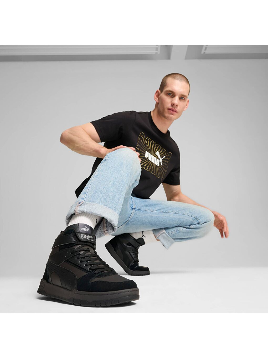 Gri Rebound Game Suede Unisex Spor Ayakkabı-1