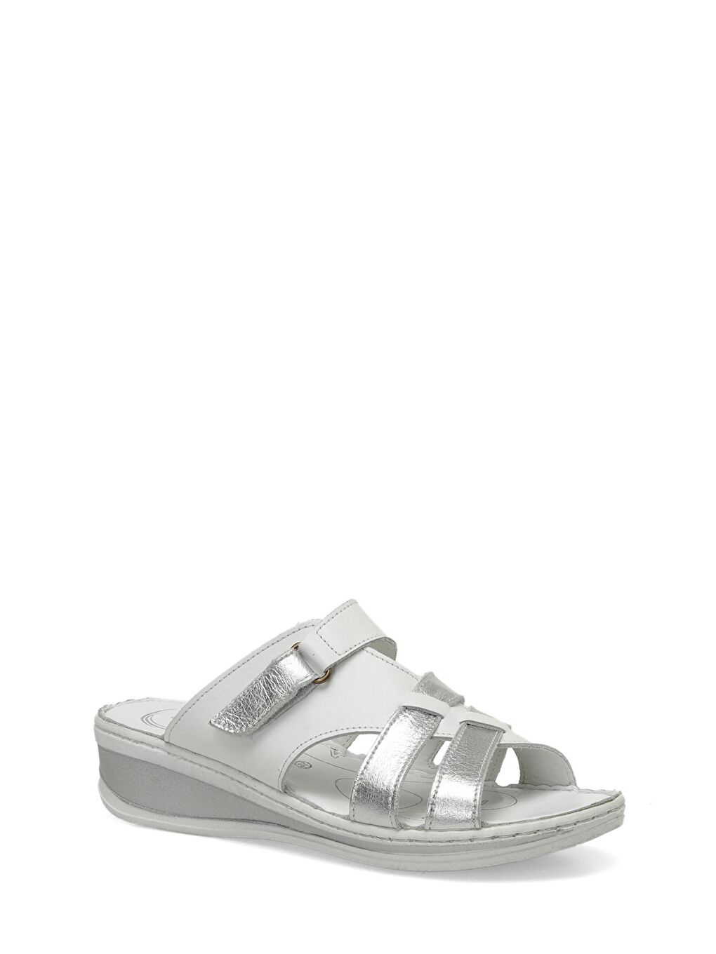 105122.Z4FX Beyaz Kadın Terlik-1