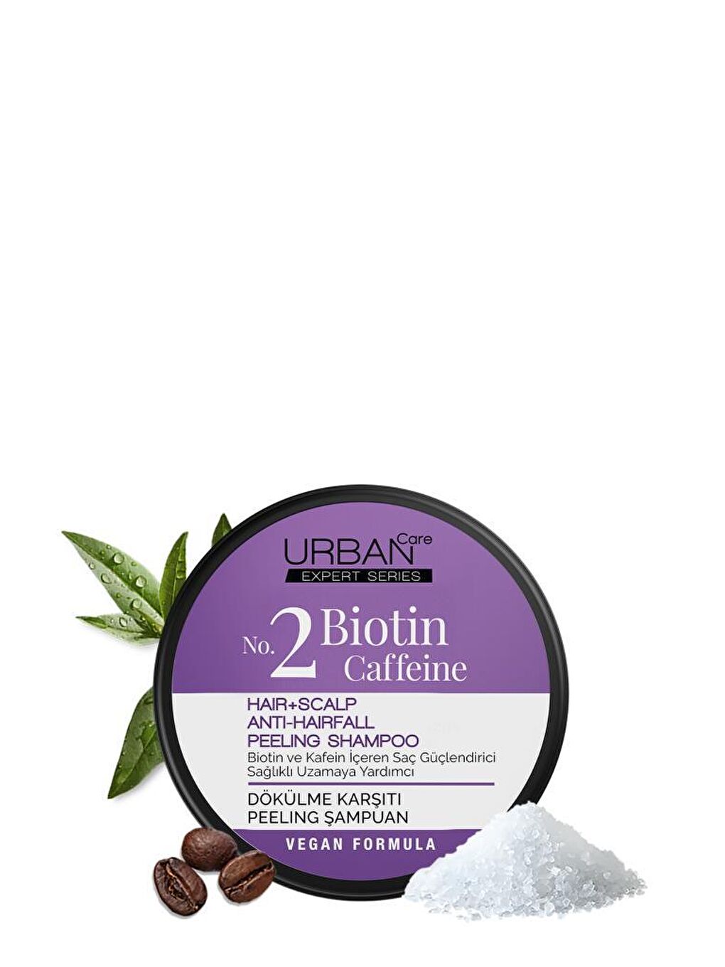 Urban Care Expert Biotin ve Kafein Dökülme Karşıtı Arındırıcı Peeling Şampuan-Vegan-200 ML - 1