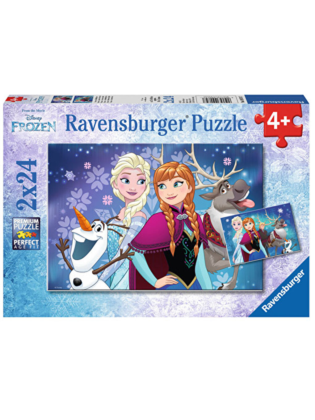 Ravensburger Renksiz Puzzle 2-24 Parça Wd-Frozen 90747