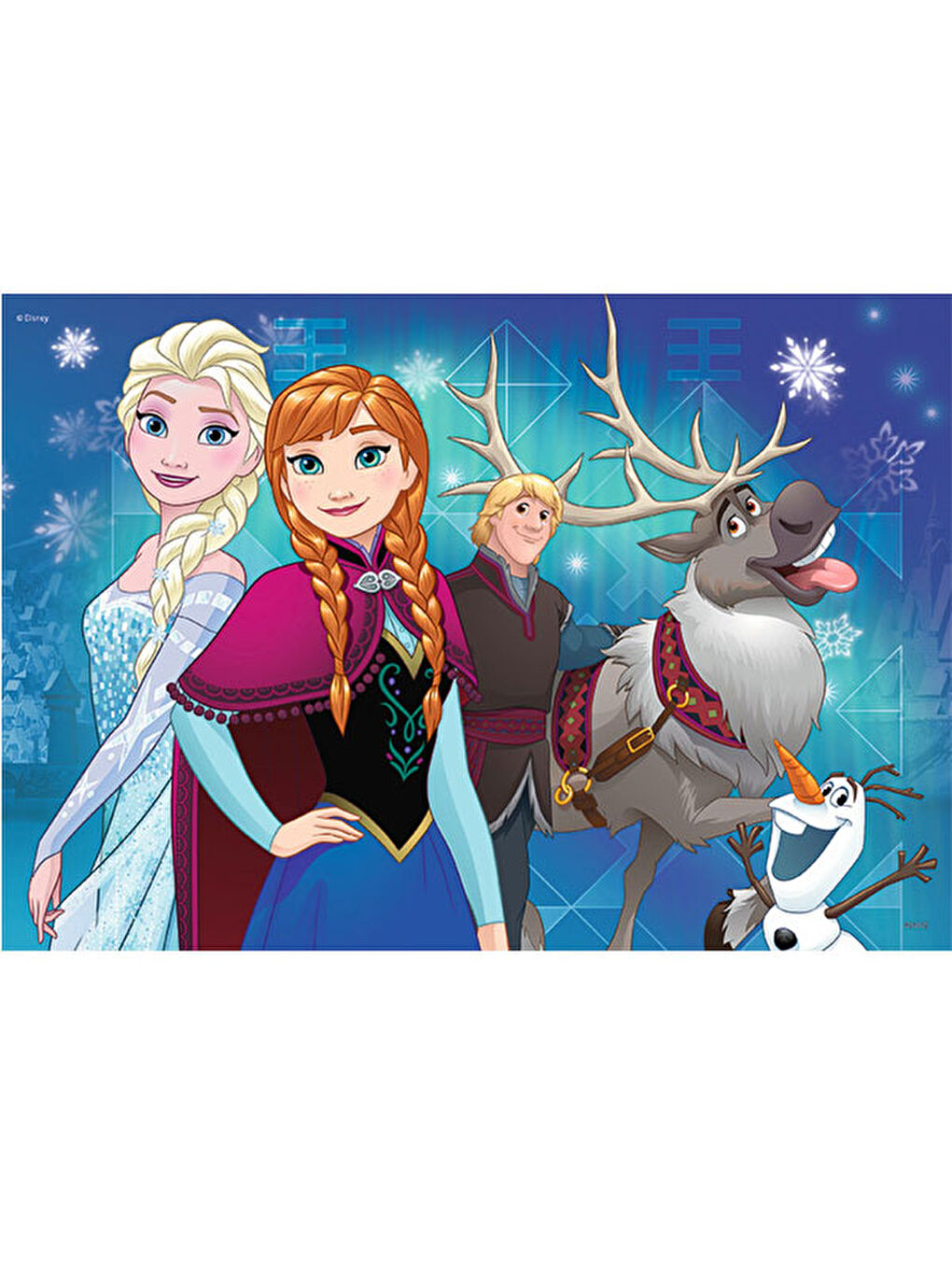 Ravensburger Renksiz Puzzle 2-24 Parça Wd-Frozen 90747 - 1