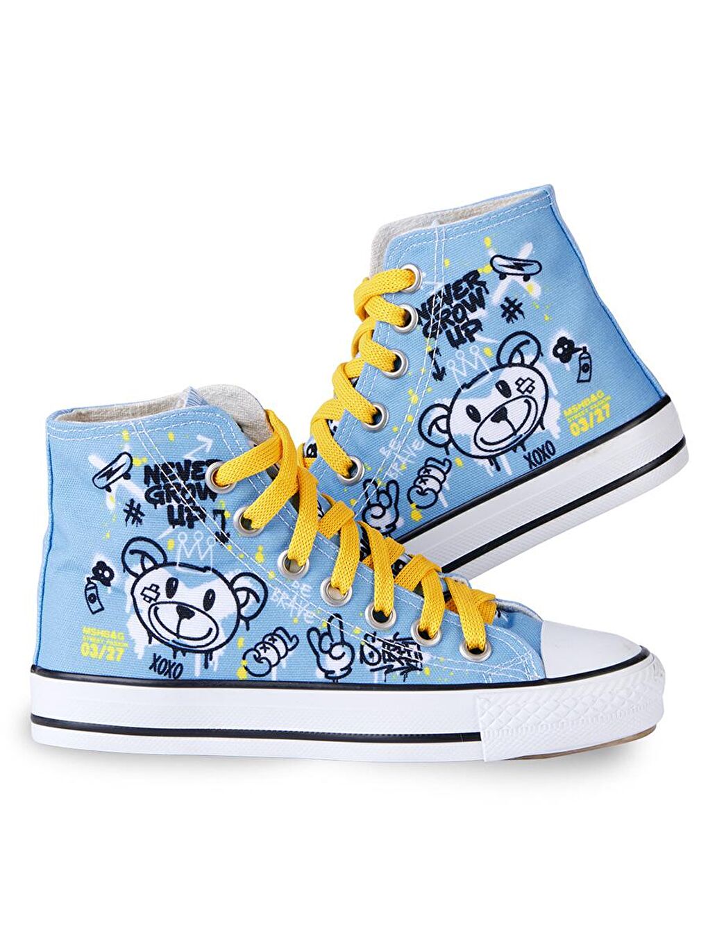 MSHB&G Mavi Cool Bear Erkek Çocuk Sneakers Spor Ayakkabı