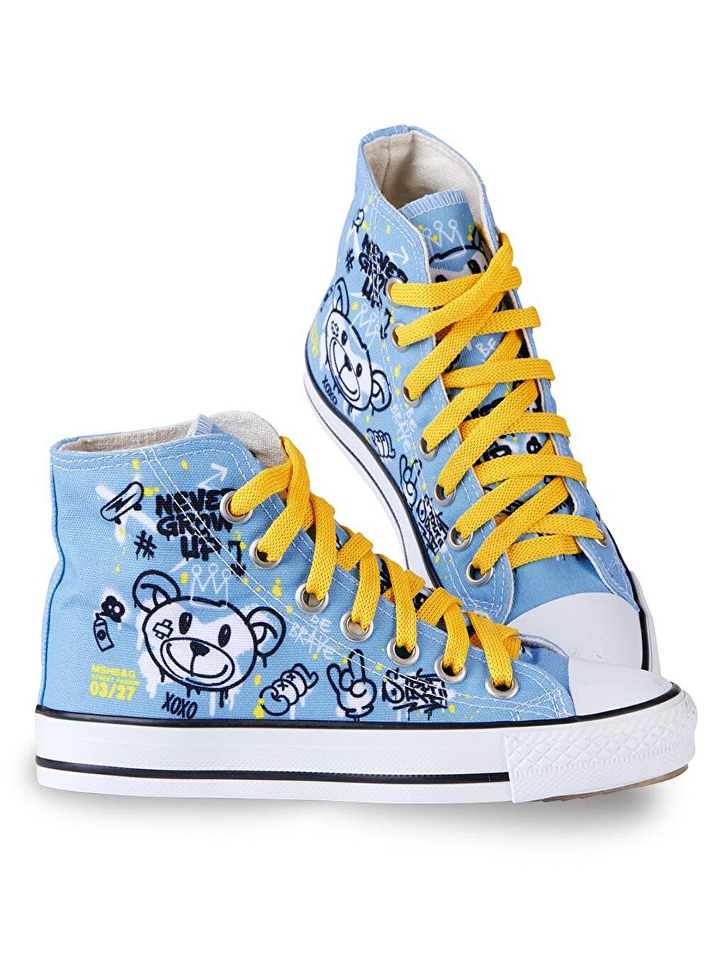 MSHB&G Mavi Cool Bear Erkek Çocuk Sneakers Spor Ayakkabı - 1