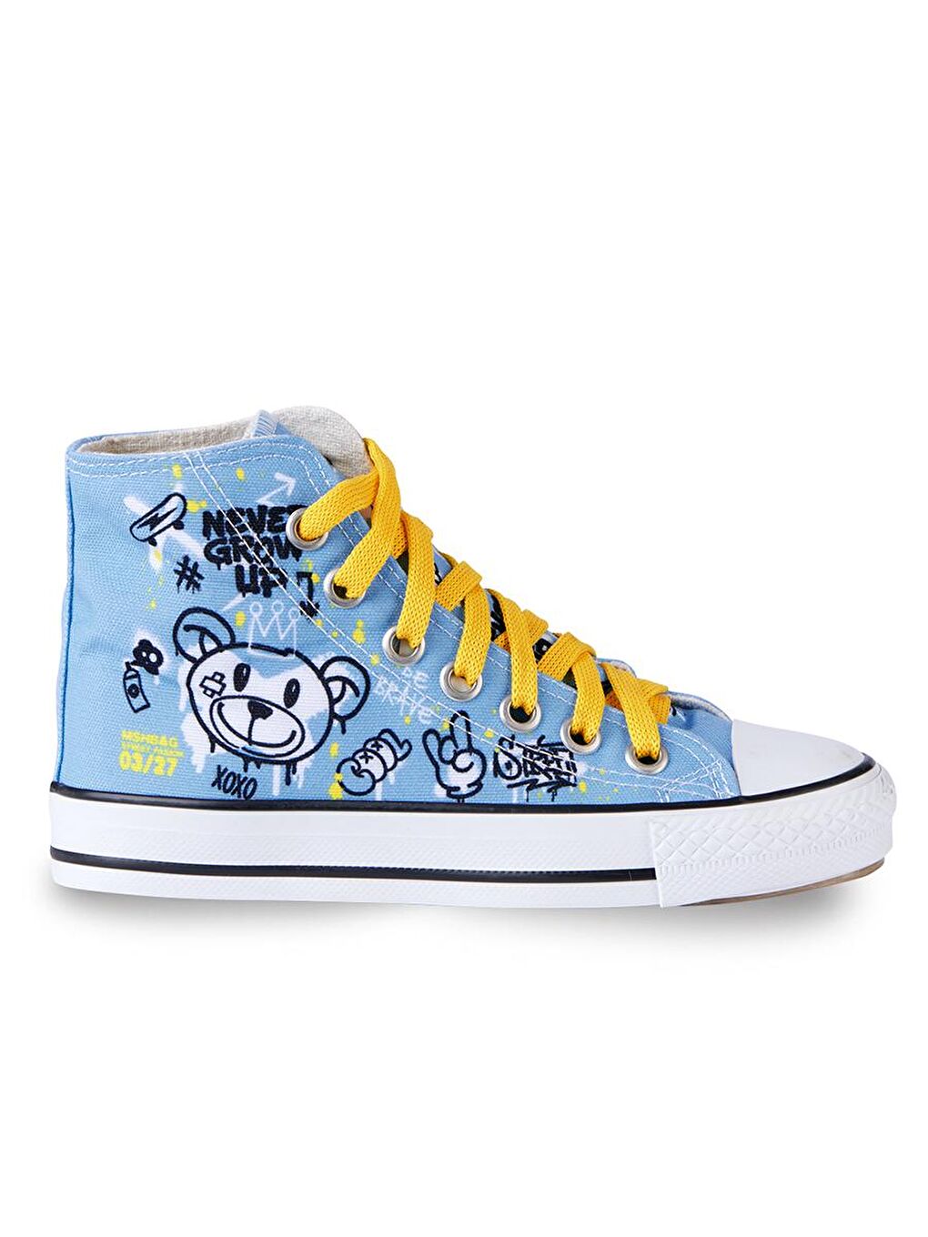 MSHB&G Mavi Cool Bear Erkek Çocuk Sneakers Spor Ayakkabı - 3