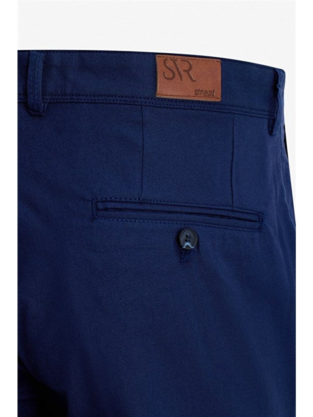 Lacivert Regular Casual Pantolon-2