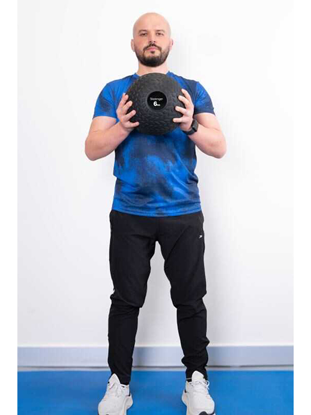 Beyaz Slam Ball 6kg Unisex Std Dambıllar Ve Ağırlık Setleri-3