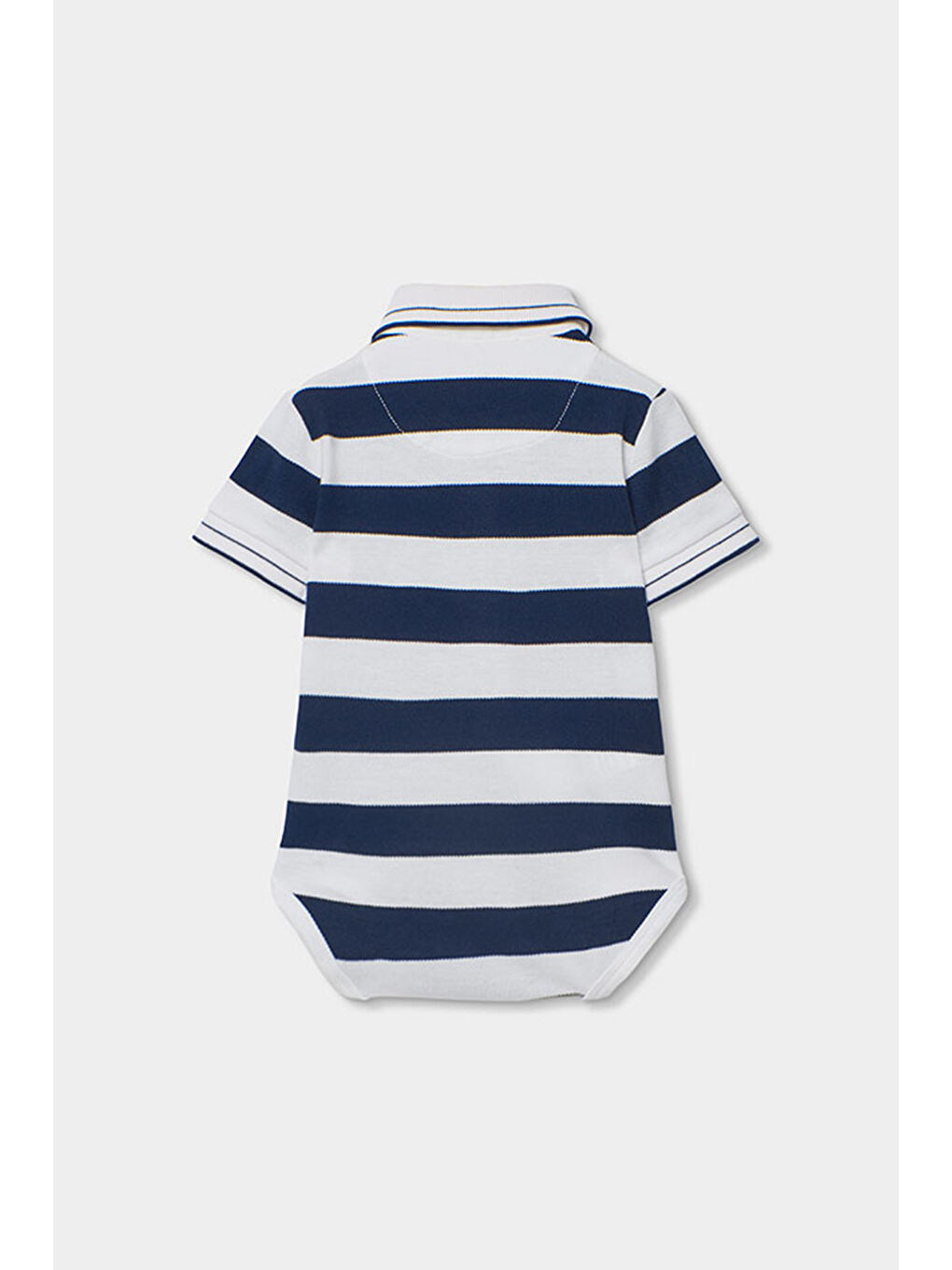 Çizgili Polo Yaka 2li Takım 6-24 Ay Lacivert-4