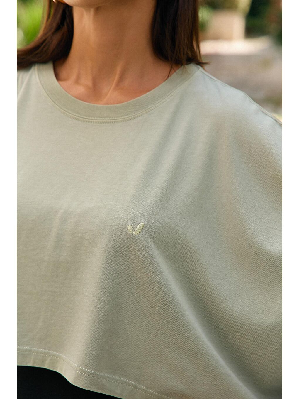 Yeşil Üst Giyim, T-shirt, Aura-1