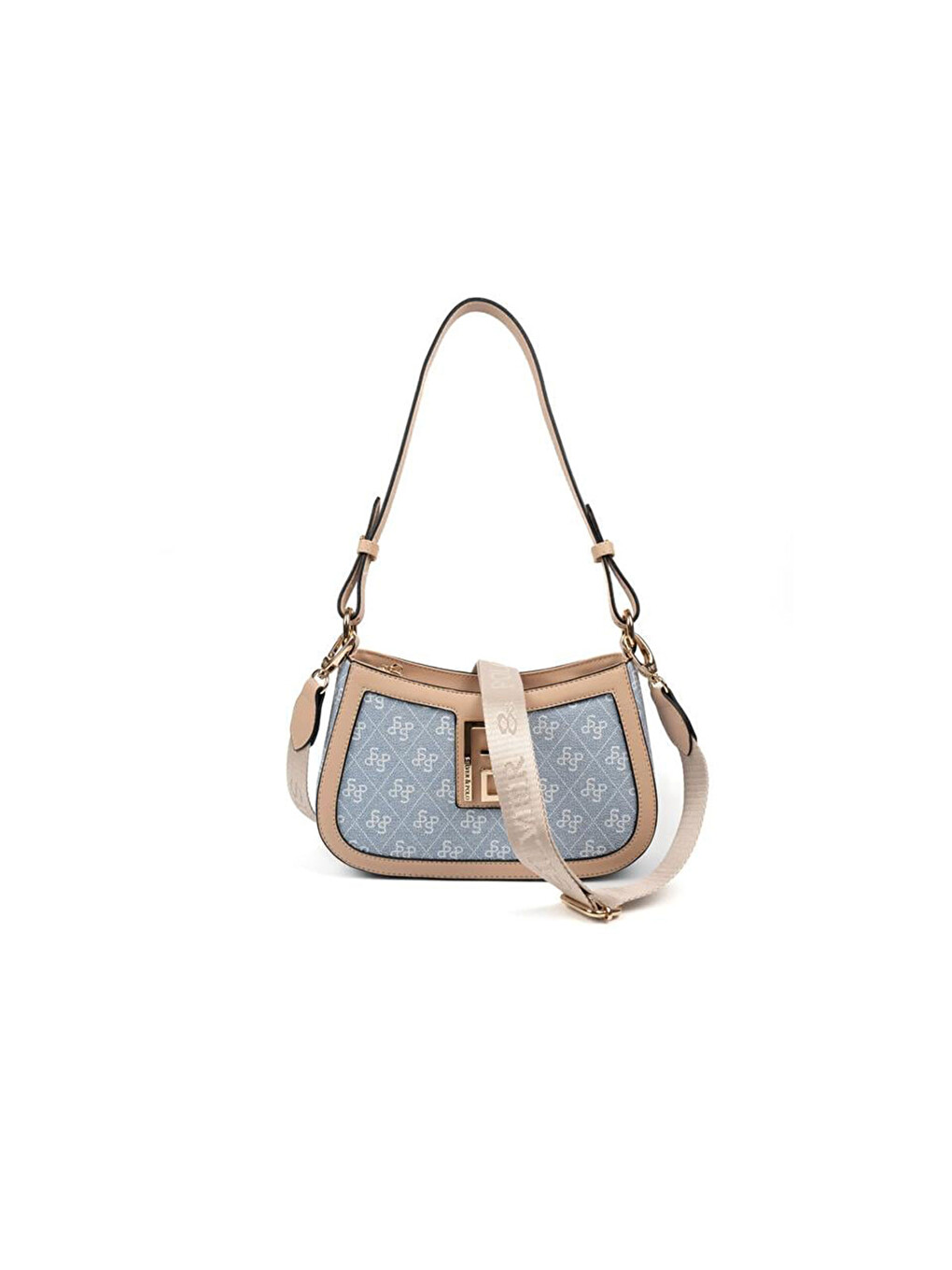 Lacivert Kadın SP1132-M178 SILVER POLO Omuz Çantası Mavi-Ten-5