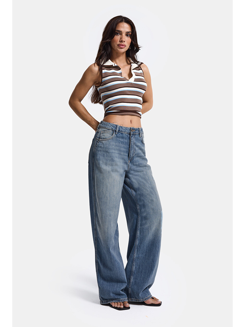 Mavi Kadın T.Kot Rengi 4w6-31 Low Rise Straight Fit Denim Jean-2