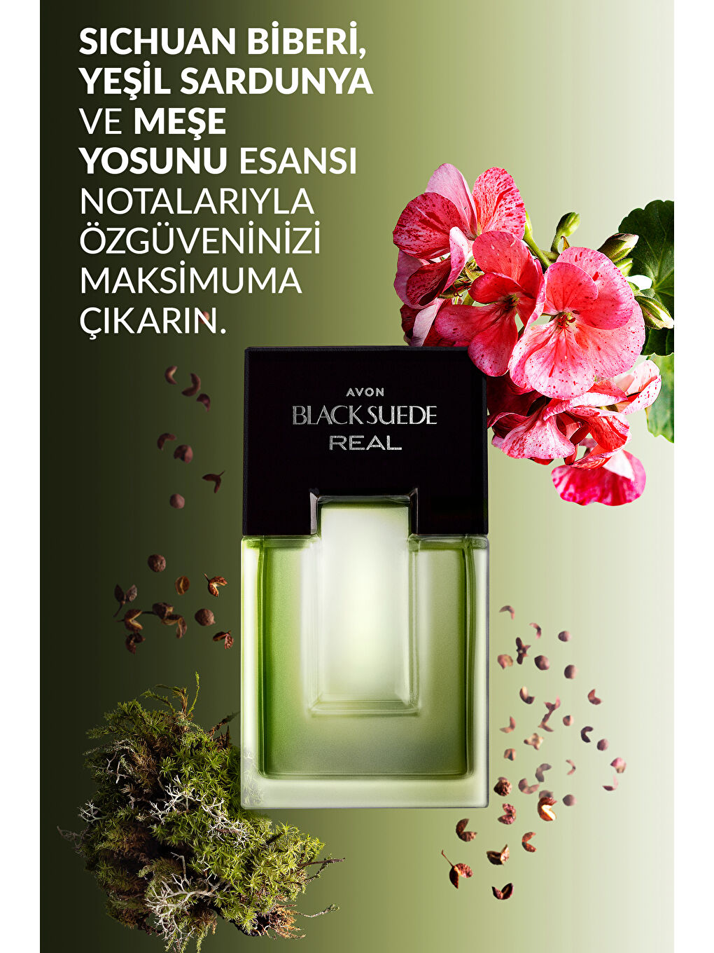 Black Suede Real Erkek Parfüm Rollon ve Saç Vücut Şampuanı Paketi-1