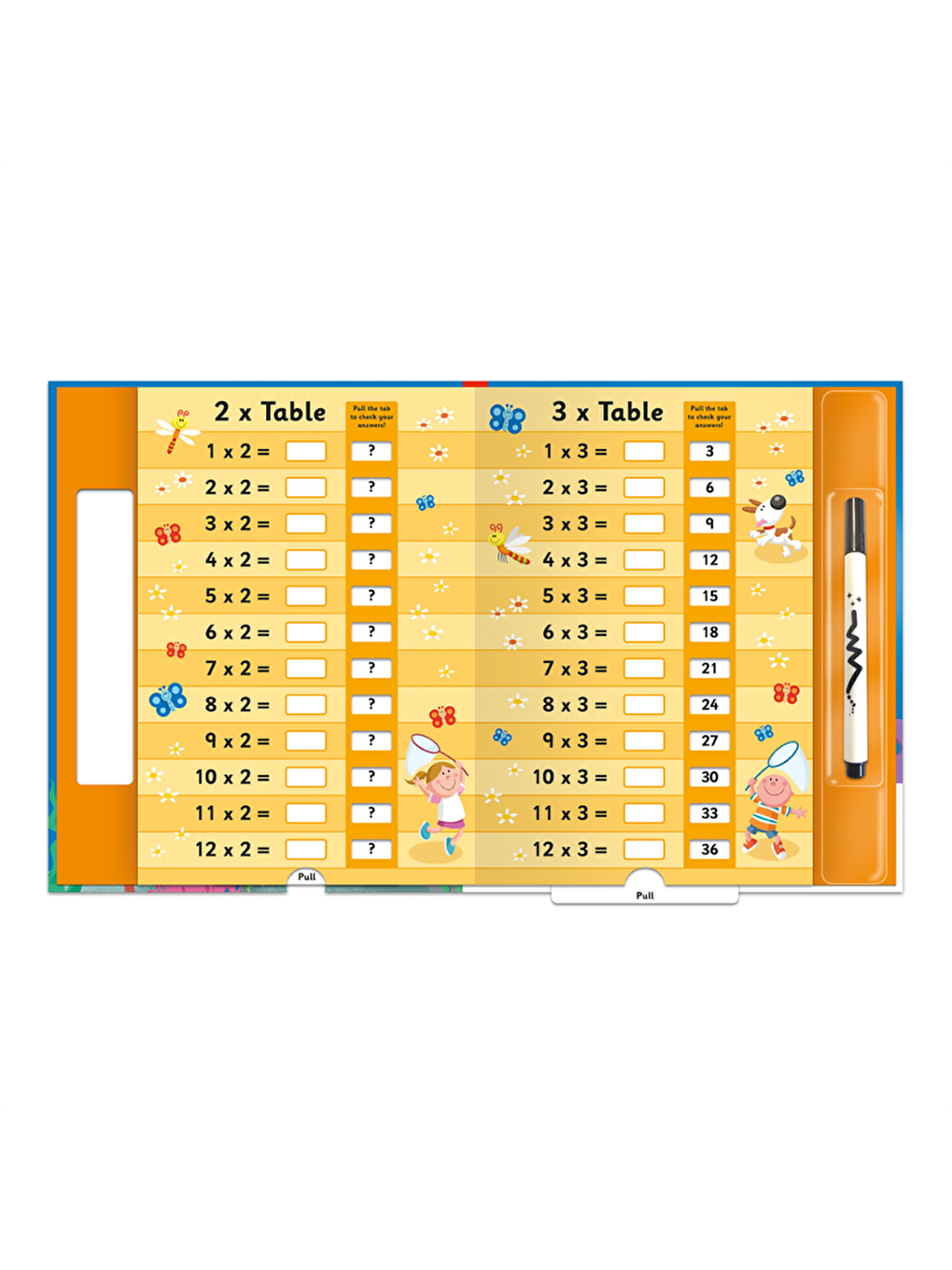 Imagine That Lets Learn Times Tables - Pull The Tabs - 1