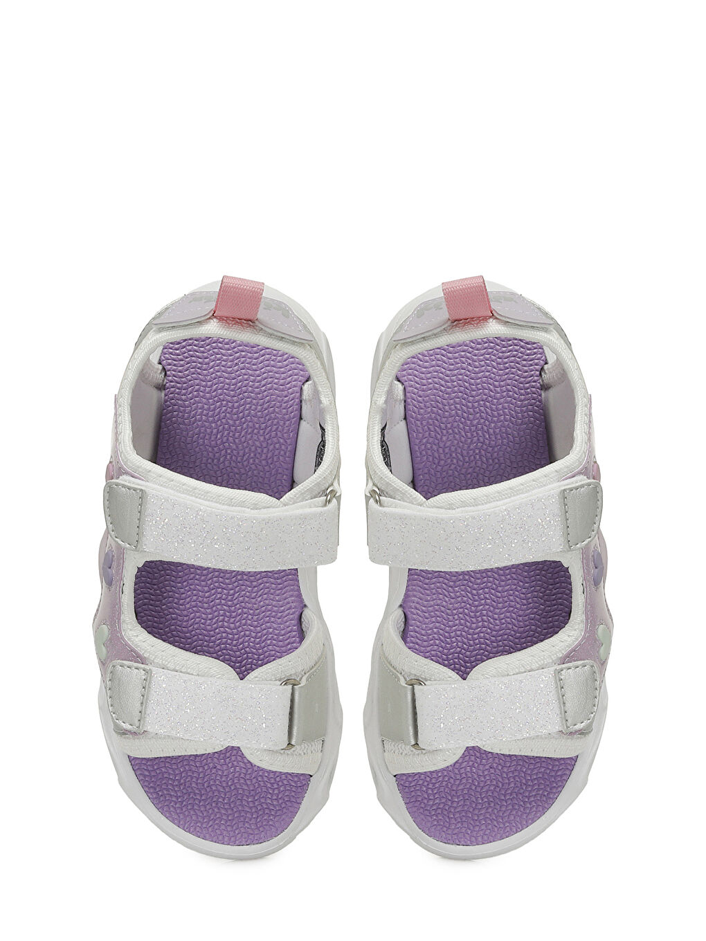 Gri ASRAN P 5FX Gümüş Kız Çocuk Sandalet-3