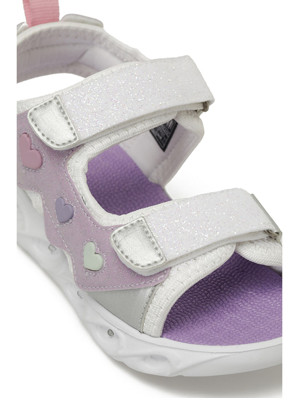 Gri ASRAN P 5FX Gümüş Kız Çocuk Sandalet-6