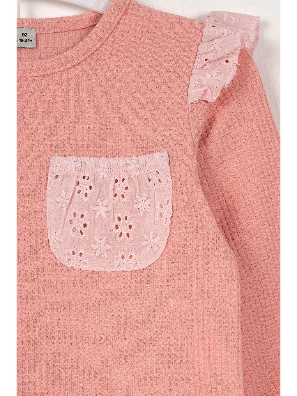 Pembe Bisiklet Yaka Cepli Kız Çocuk Eşofman Takım-2