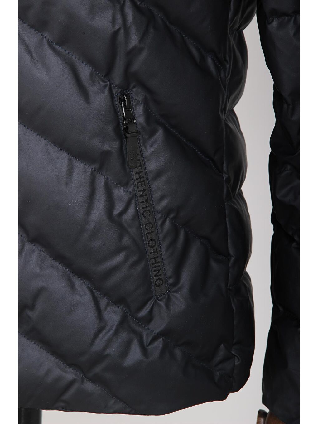 Erkek Lacivert Şişme Mont-2