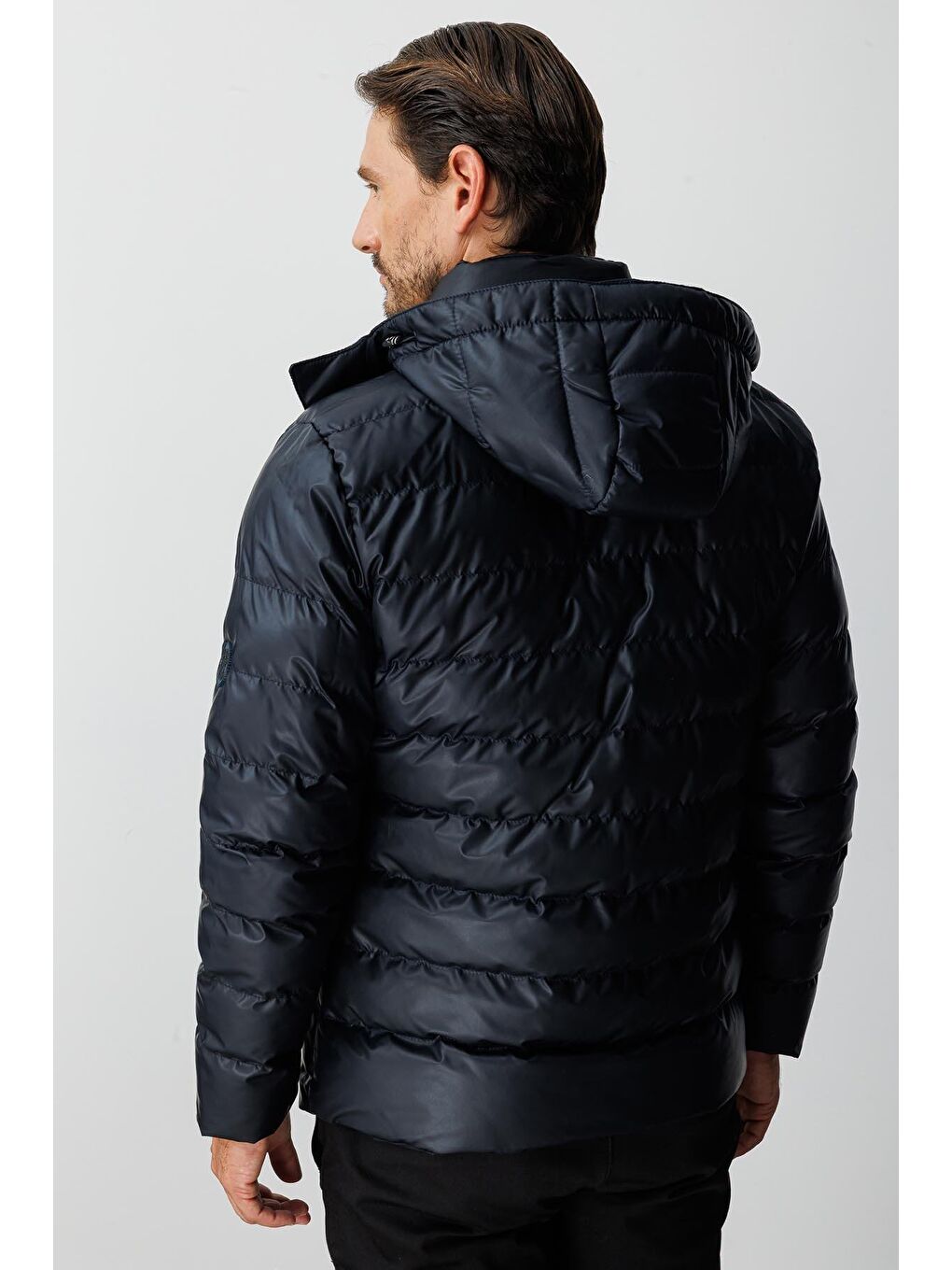 Erkek Lacivert Şişme Mont-6