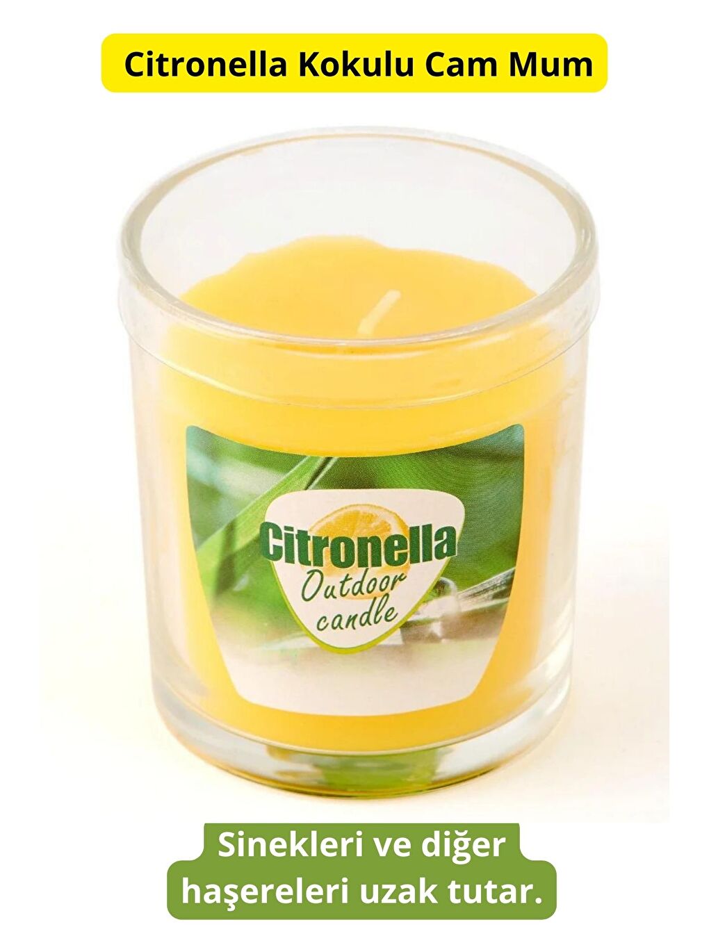 Ecrou Karışık Citronella Bardak Mum 50 gr - 2