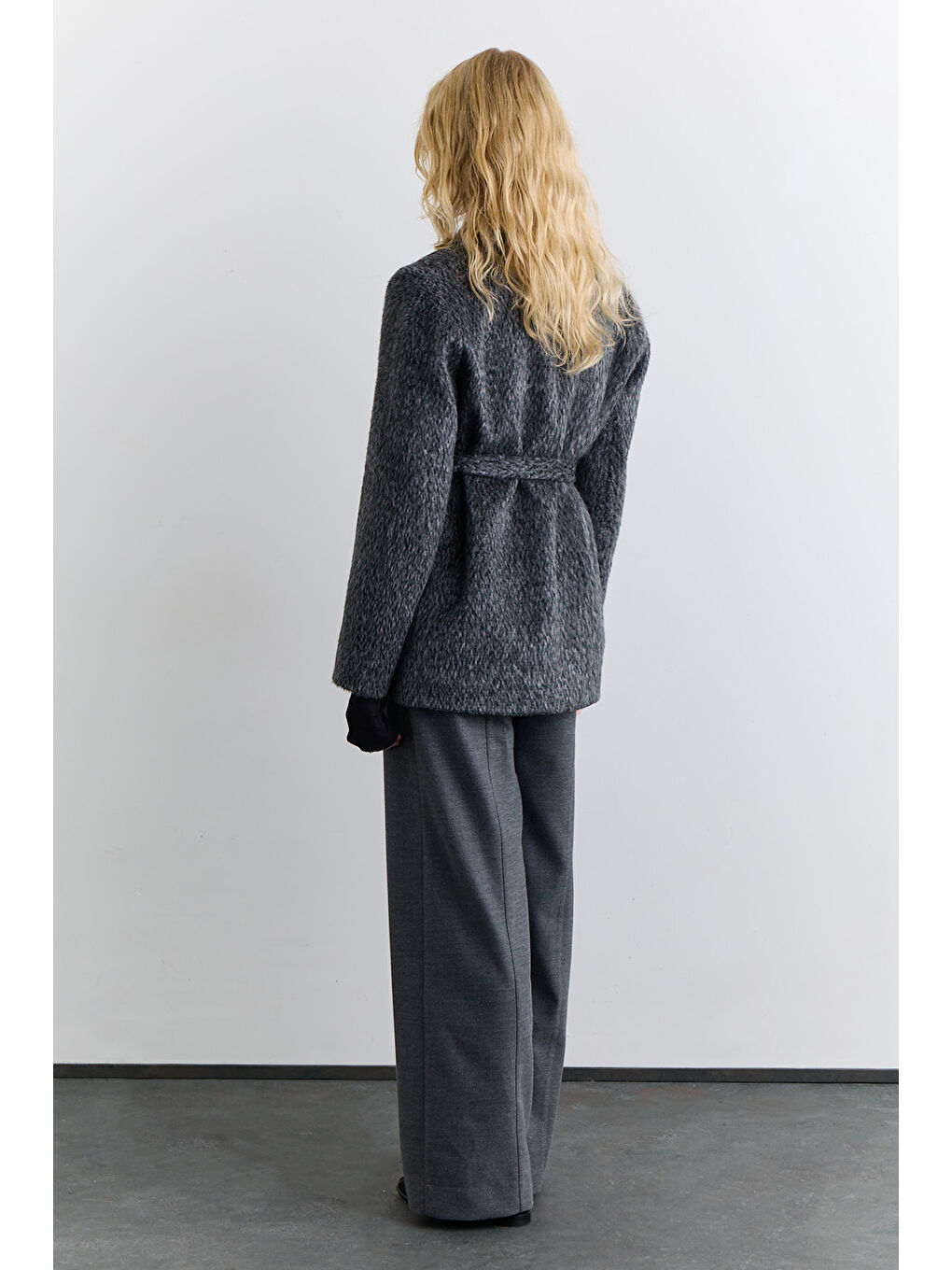 Dara Kaşe Blazer Antrasit-1