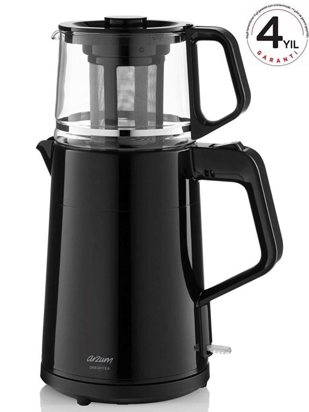 ARZUM Renksiz AR3134 Dreamtea 1650 W Çay Makinesi - Siyah