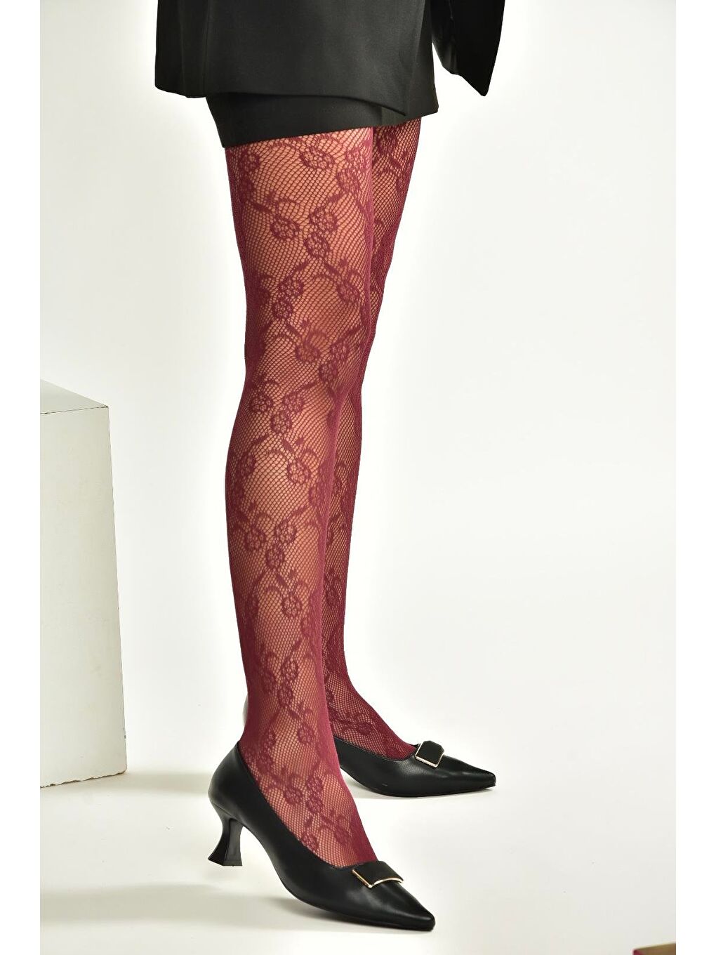 Siyah Kadın Topuklu Ayakkabı V250521109-2