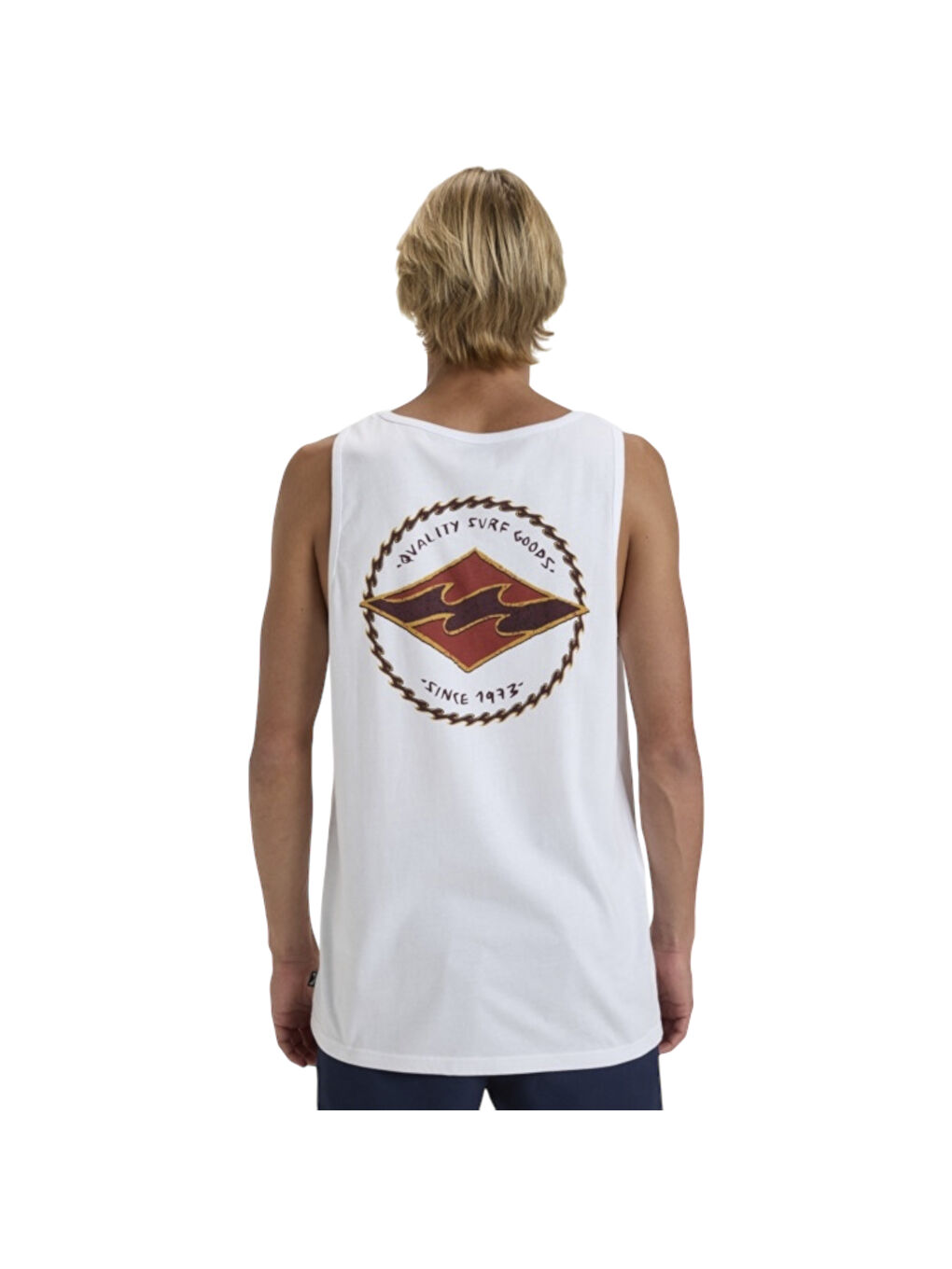 Rotor Diamond Tk Erkek Beyaz Kolsuz Spor Tişört-3