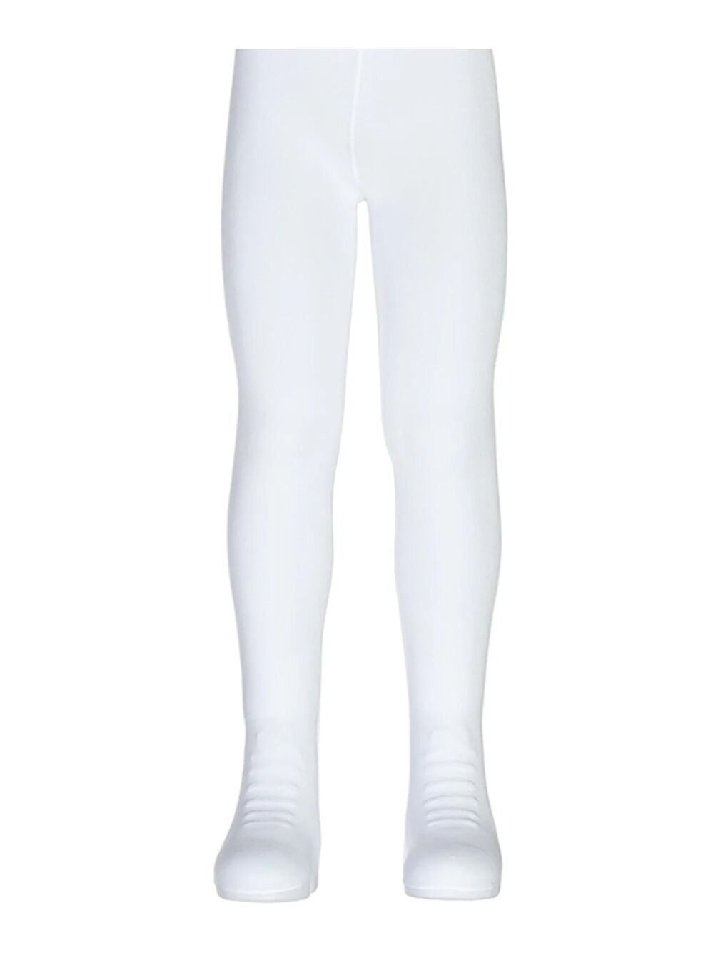 Beyaz Kız Çocuk Muz Külotlu Çorap-2