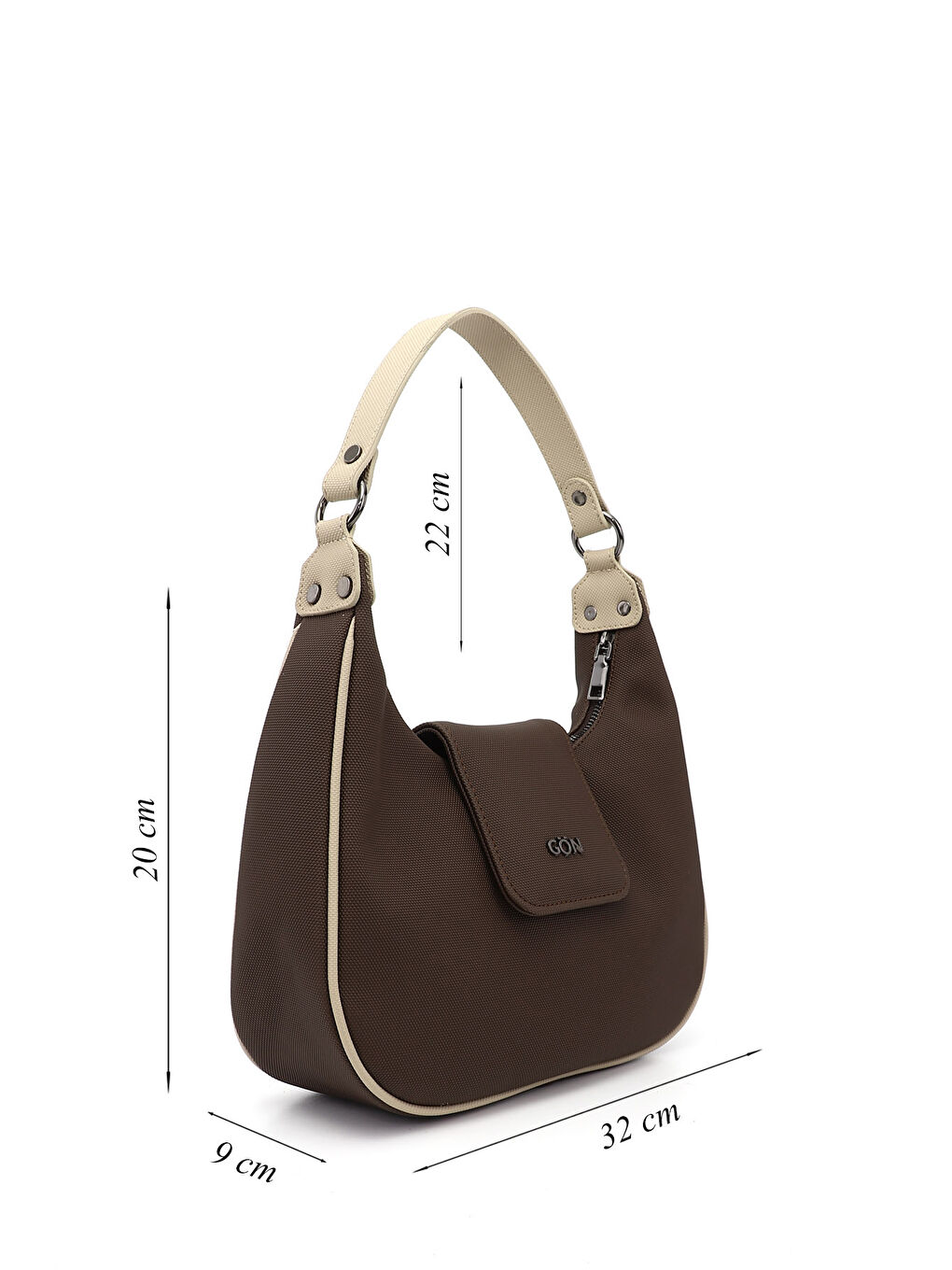 Kahverengi Kadın KAHVERENGİ Uzun Askılı Omuz Çantası-1