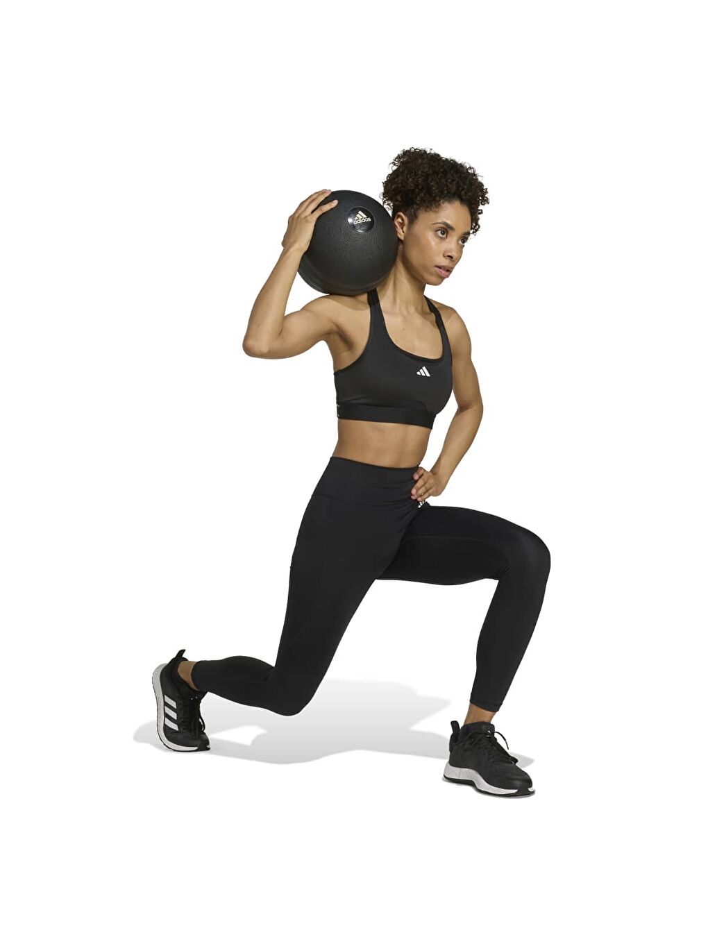 Optime Essentials Pow 7/8 Kadın Siyah Tayt-2