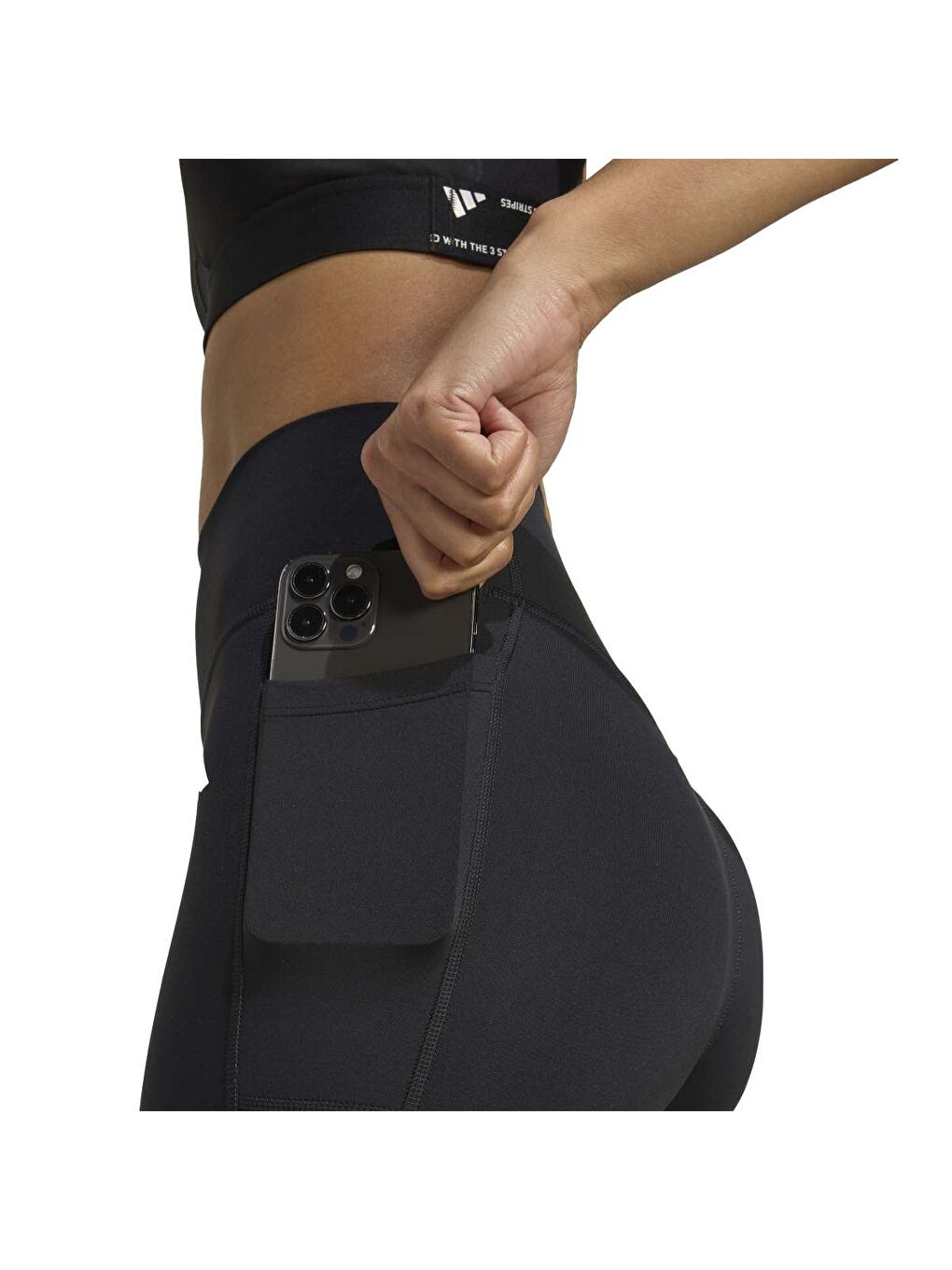 Optime Essentials Pow 7/8 Kadın Siyah Tayt-4