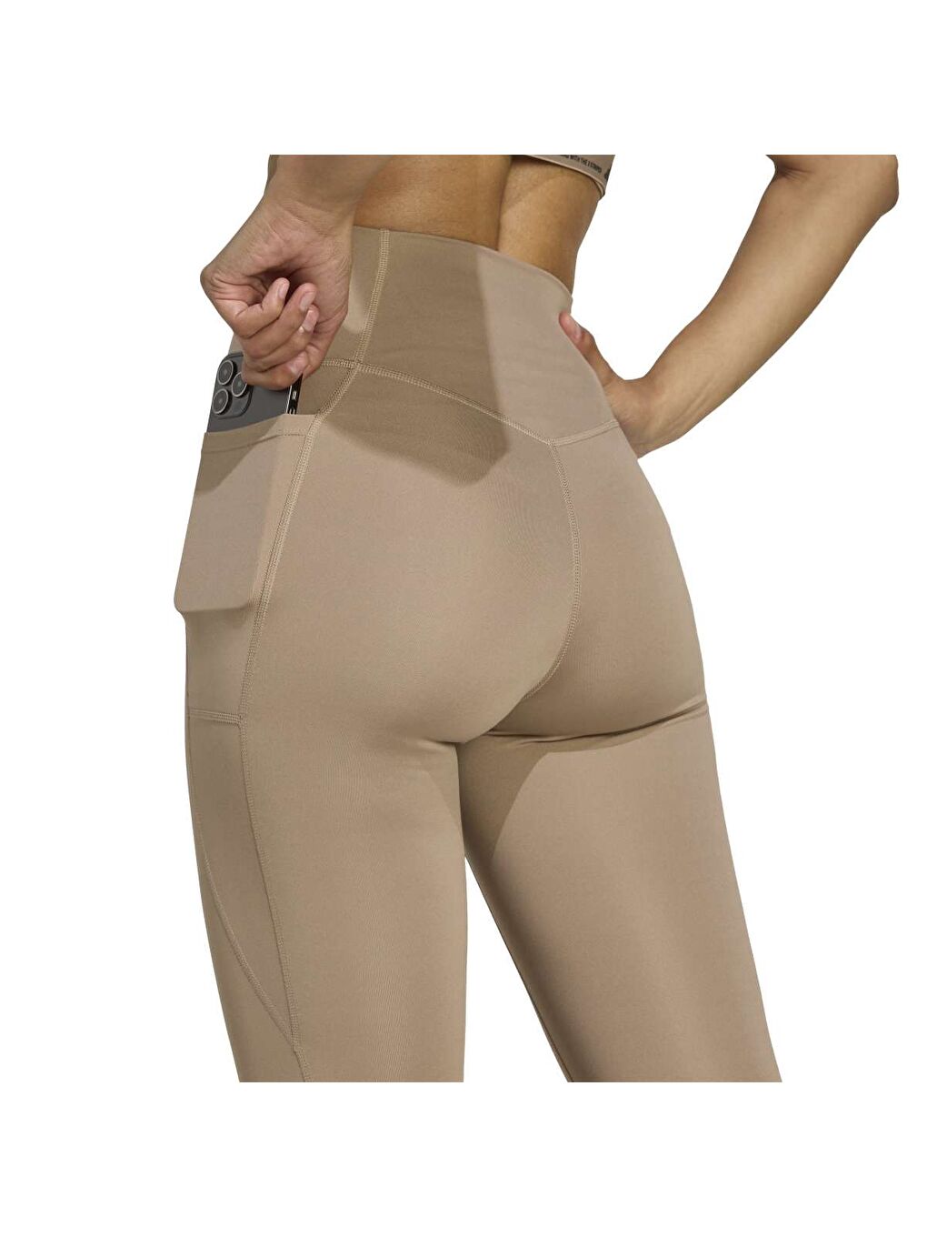 Optime Essentials Pow 7/8 Kadın Bej Tayt-3
