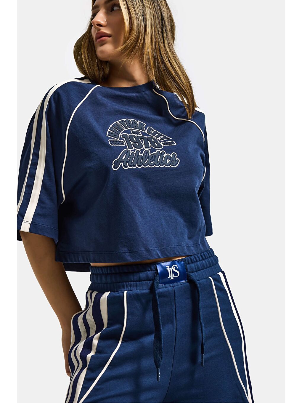 Kadın Lacivert s6-56 Alt Üst 2'li Tasarım Takım-2