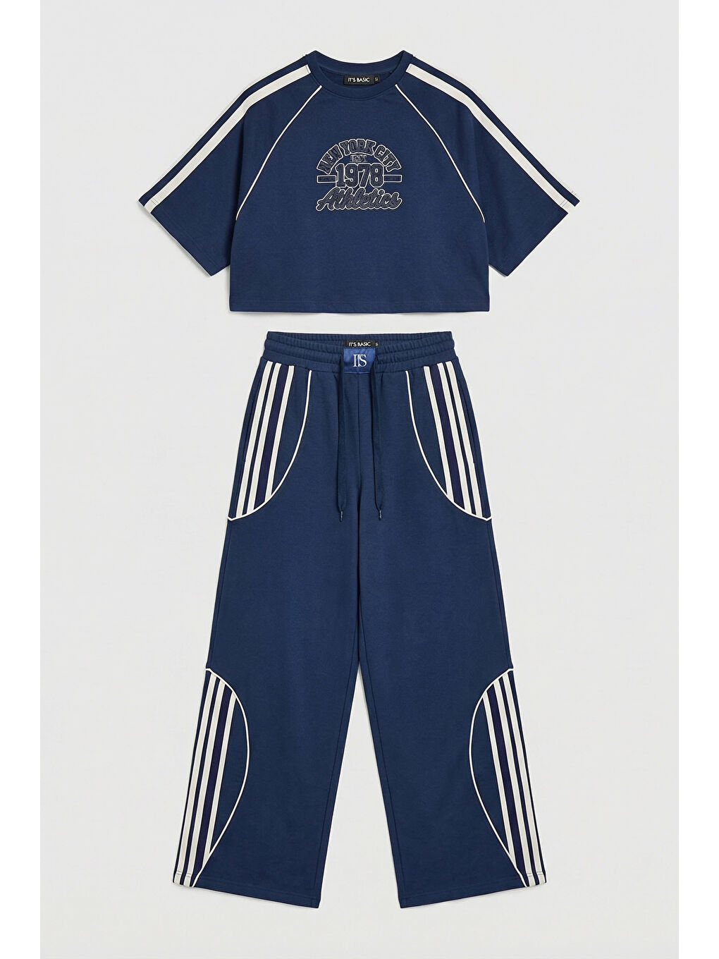 Kadın Lacivert s6-56 Alt Üst 2'li Tasarım Takım-3